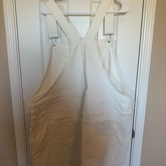 WHITE/CREAM OVERALLS - Picture 2 of 3